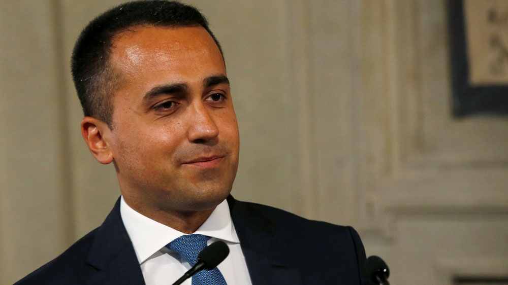 Italian foreign minister Luigi Di Maio has accused his own Five Star Movement party of undermining government efforts to support Ukraine