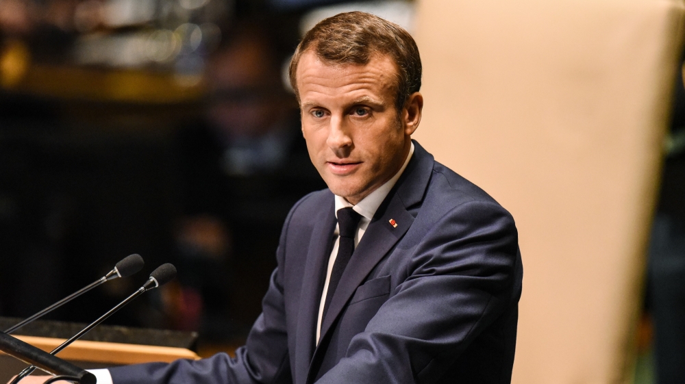 French President Emmanuel Macron met with senior Syrian Kurdish official Ilham Ahmed at the Elysee Palace on Monday