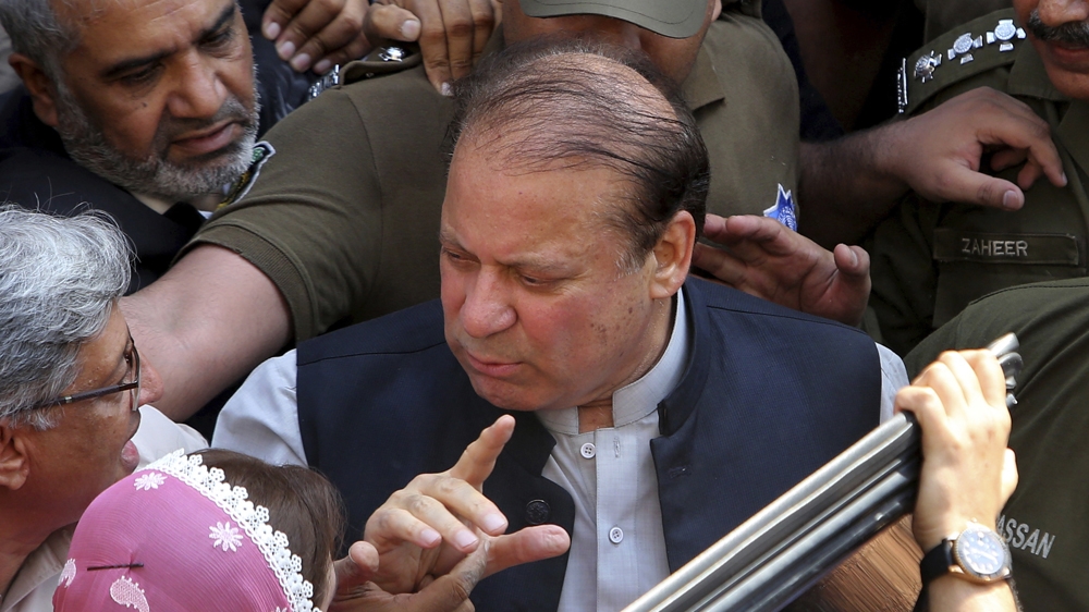 Pakistani former Prime Minister Nawaz Sharif