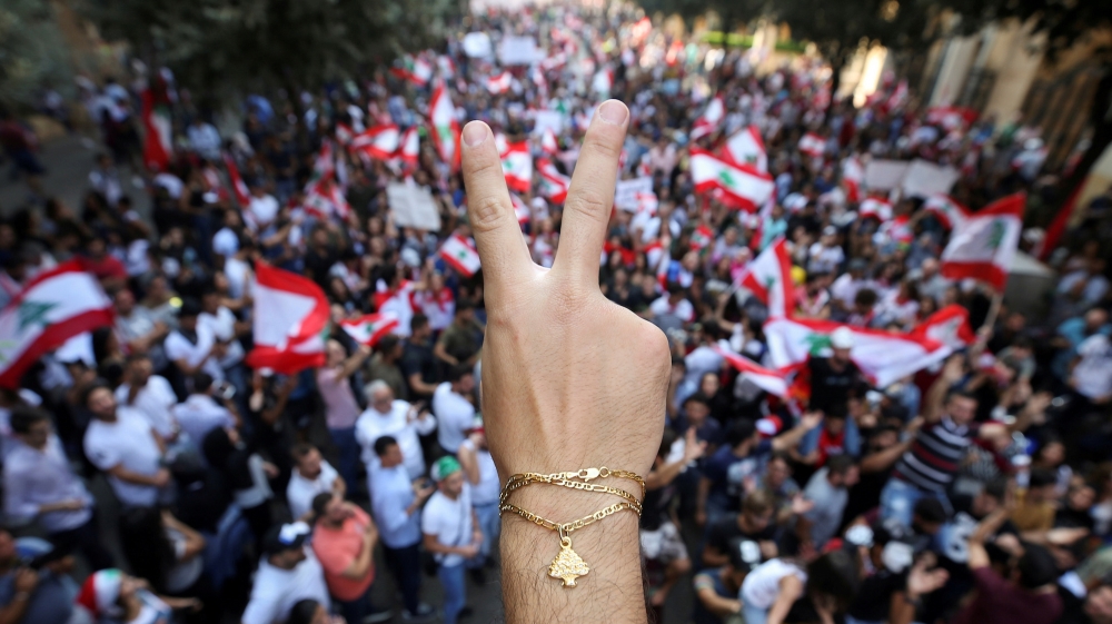 Lebanon protests of the day Reuters