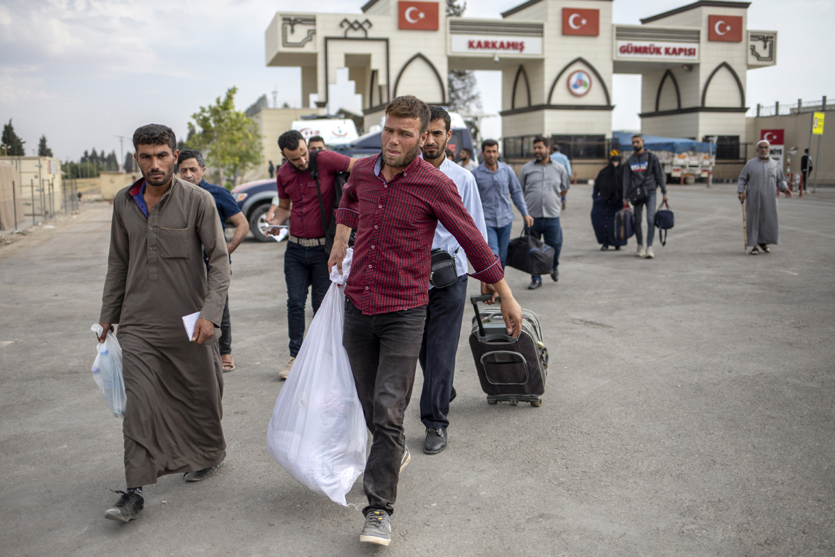 Since last week, due to Turkey military operation in northeast Syria, the number of those willin