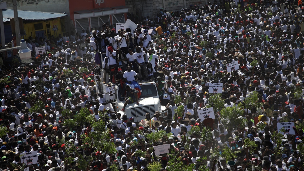Haitians have been protesting for months, demanding their president’s resignation