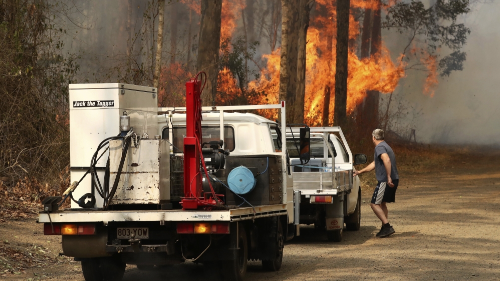 Fires have swept across parts of northern New South Wales raising concern about the area’s koala population.