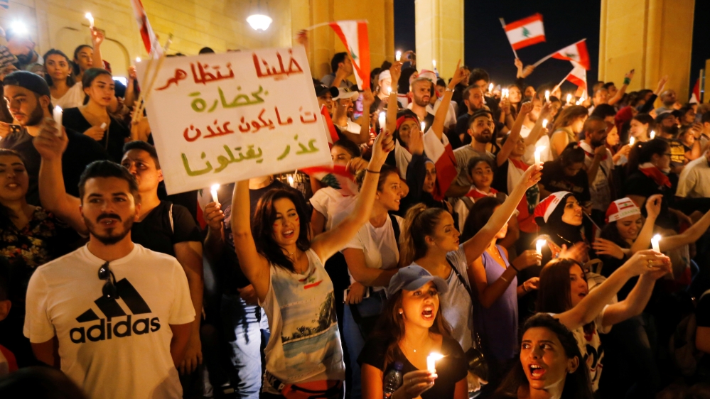 Lebanon protest Reuters