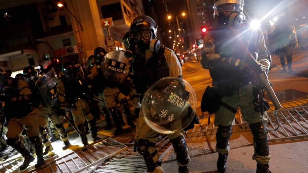 Hong Kong riot police
