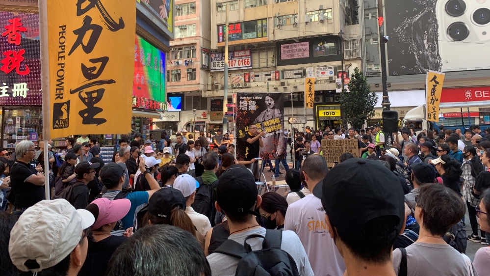 The government has taken controversial steps to curb the protests, including banning face masks