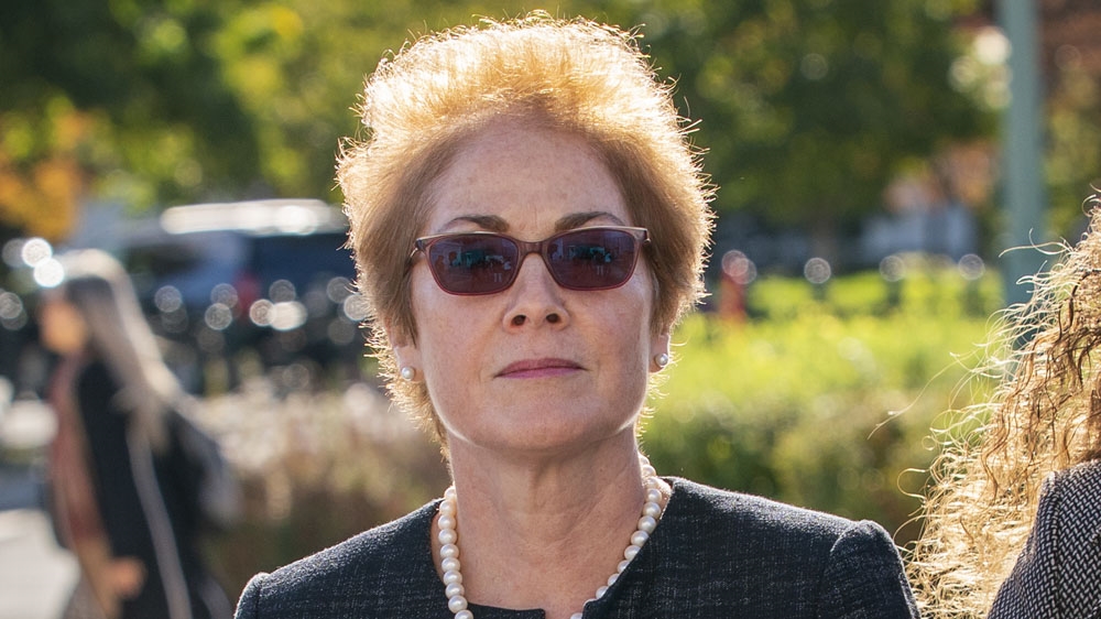 Yovanovitch testified in a closed-door session in October