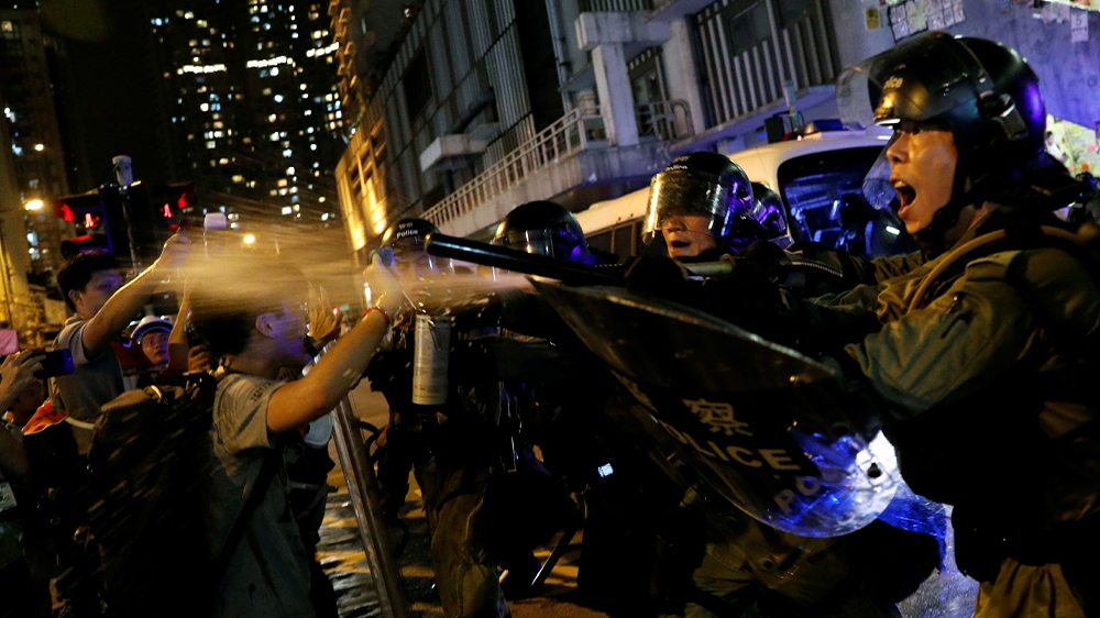 Riot police have used pepper spray, beanbag rounds and even live bullets in five months of protests, but experts say a paramilitary-style approach to policing undermines public trust over the longer term