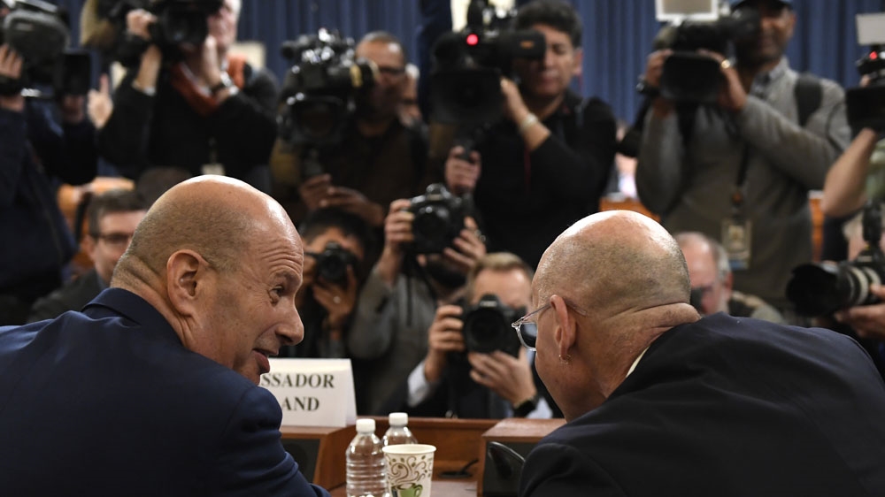 US Ambassador to the European Union Gordon Sondland said Rudy Giuliani’s push for investigations was “quid pro quo”
