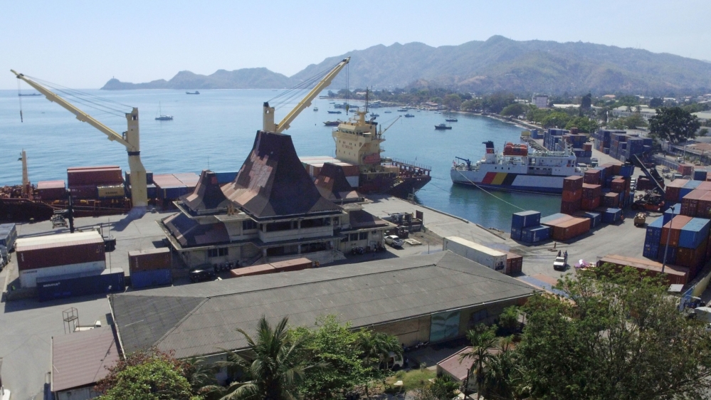 Containers port in Dili, East Timor