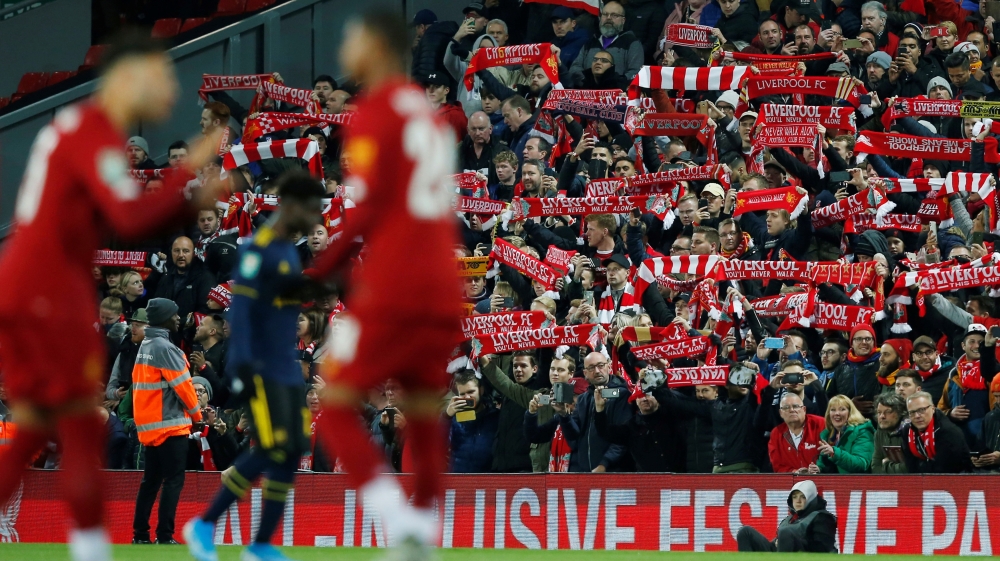 Carabao Cup - Fourth Round - Liverpool v Arsenal
