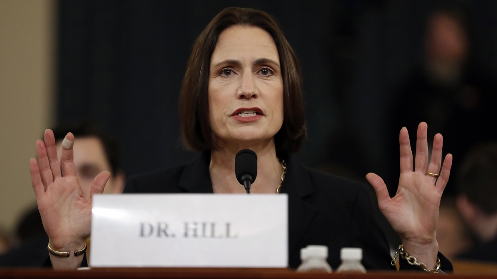 Former White House national security aide Fiona Hill