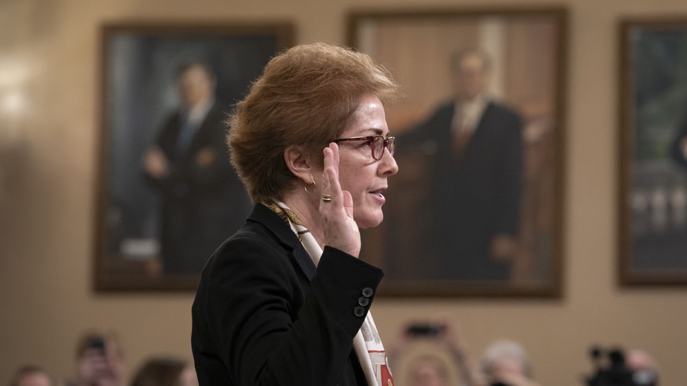 Former US Ambassador to Ukraine Marie Yovanovitch testified for about five hours on before the House Intelligence Committee in the second public impeachment hearing into President Donald Trump.