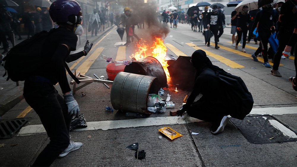 Critics say the police have failed to differentiate between peaceful protesters and those who are willing to use more violent tactics to get press home their demands