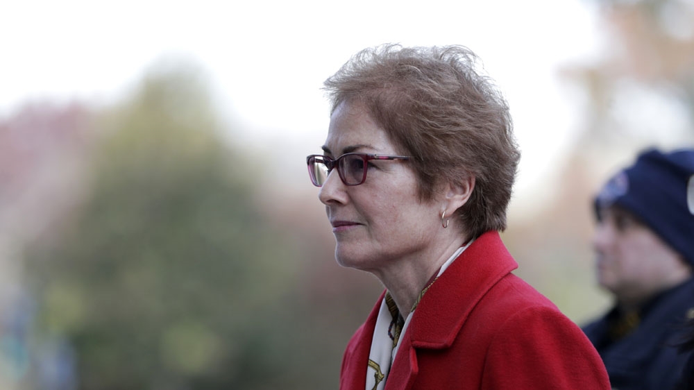 Former US Ambassador to Ukraine Marie Yovanovitch arrived to testify to the House Intelligence Committee in the second public impeachment hearing of President Donald Trump