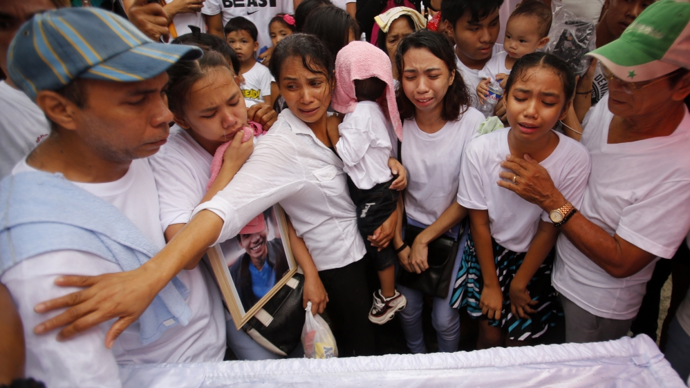 Police say some 6,660 people have been killed during drug-related police operations, but human rights advocates say the death toll could be as high as 27,000
