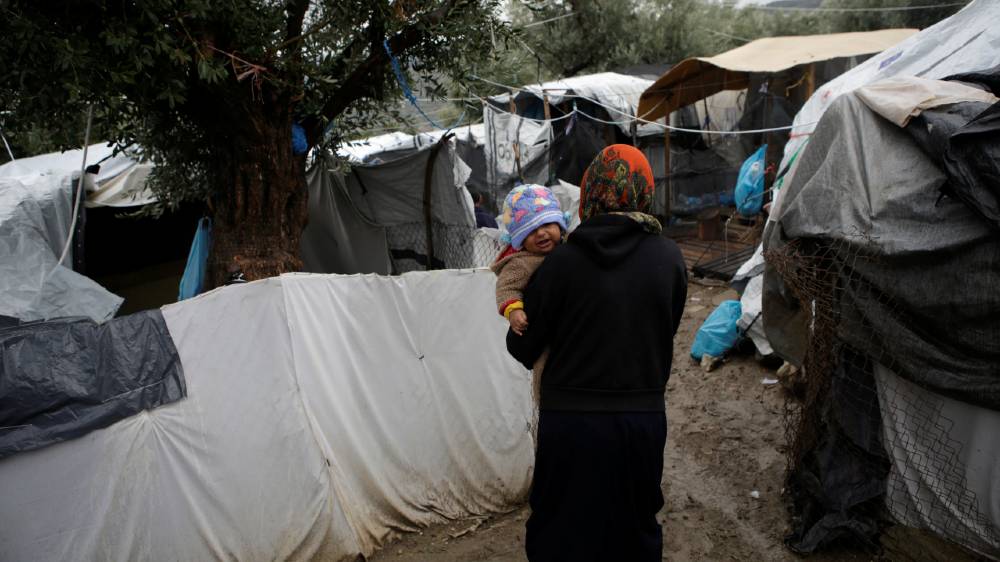 Moria woman - reuters