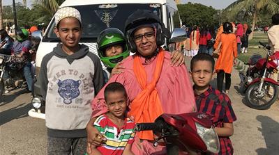 Sakina Asghar says she faced opposition from her husband when she learned how to ride a motorcyle – until she was able to rush him to the hospital immediately after he had a heart attack