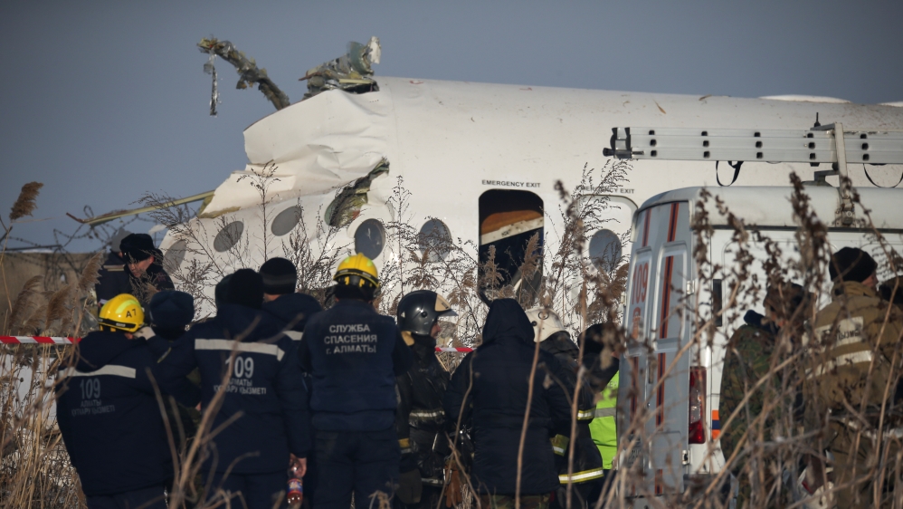 All Bek Air and Fokker 100 flights in Kazakhstan have been suspended pending the investigation of the crash