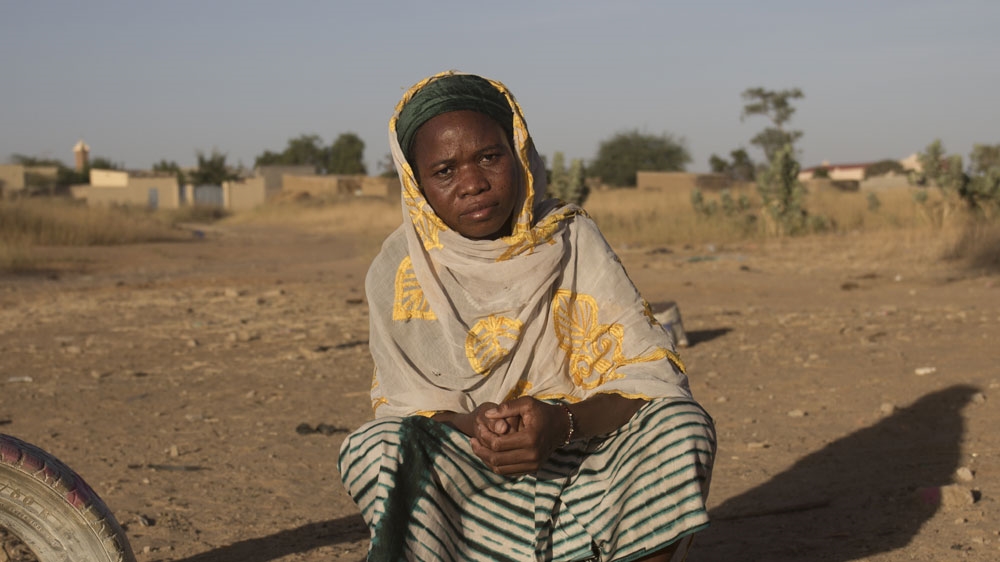 Fati Niampa fled her village after unidentified gunmen arrived and began killing male residents