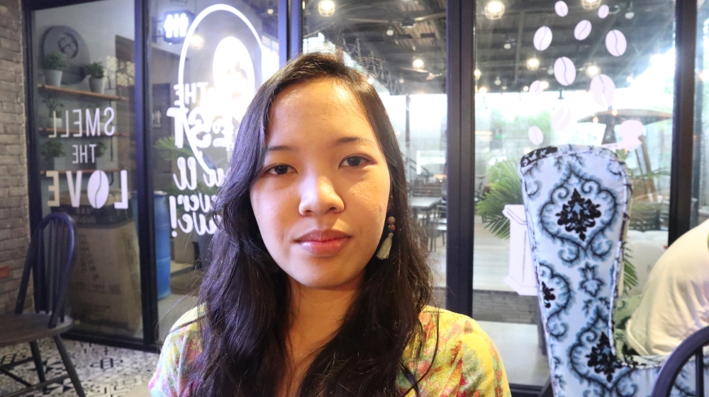 Gia Glarino said that her environmental group, Kalikasan PNE, was threatened with a raid in September this year