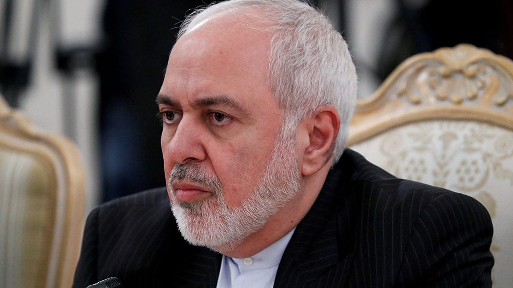 Iran''s Foreign Minister Mohammad Javad Zarif looks on during a meeting with Russia''s Foreign Minister Sergei Lavrov, in Moscow, Russia December 30, 2019. REUTERS/Evgenia Novozhenina/File Photo