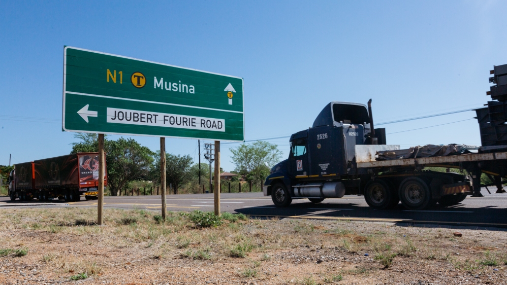 Trucks crossing the border are often used to carry child migrants and refugees, sometimes without the knowledge of the driver
