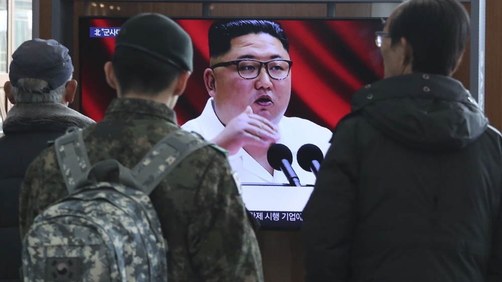 Kim has called for active ‘diplomatic and military countermeasures’ to preserve the country’s security amid US sanctions and threats