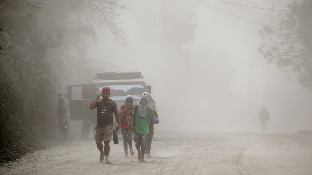 Dr Jaochico volunteered to help Filipinos caught up in natural disasters including the eruption of the Taal volcano a year ago