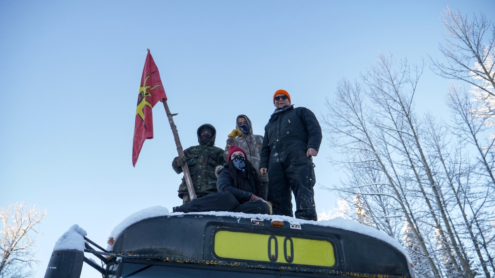 The hereditary chiefs have issued an eviction order to Coastal GasLink to vacate the area
