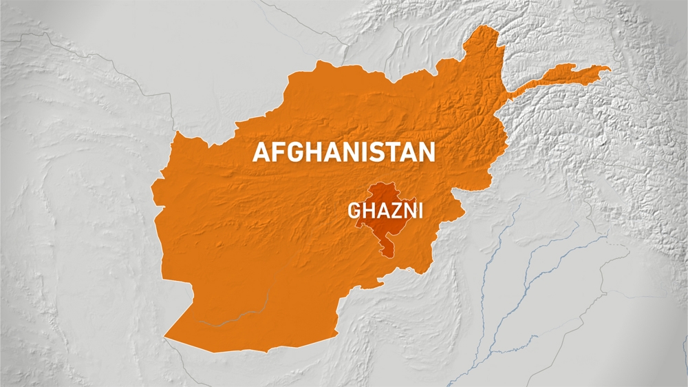 Afghanistan Ghazni map