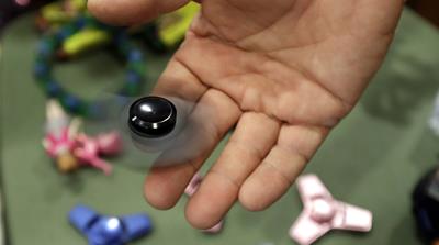 Some senators played with fidget spinners during Thursday’s proceedings