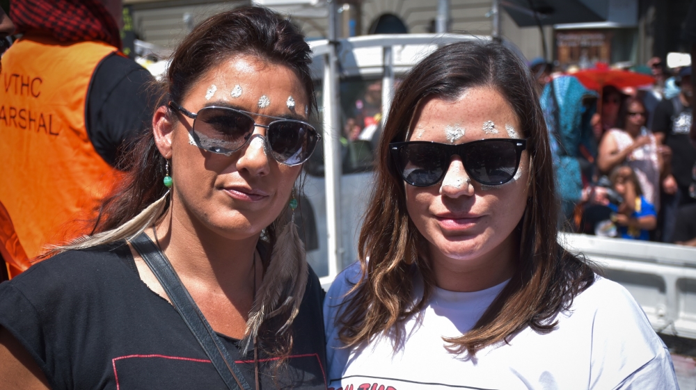 Sisters Lidia Thorpe, left, and Meriki Onus have been the leading voice in the Aboriginal Australian community in Melbourne