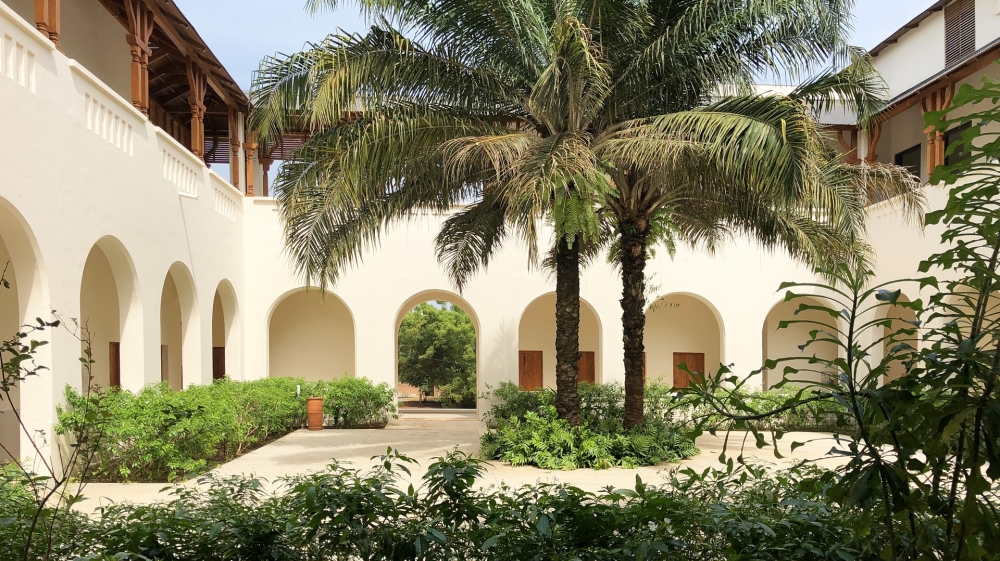 The courtyard of the Palais De Lome [Photo courtesy of Segond-Guyon Archipat]