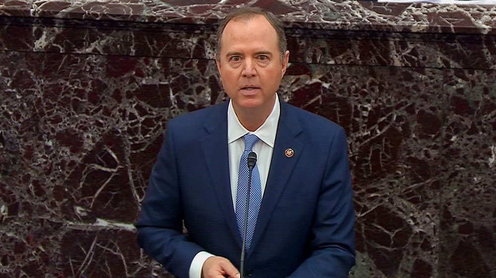 Democratic Representative Adam Schiff, who helped spearhead the House impeachment inquiry, summarised the charges against Trump