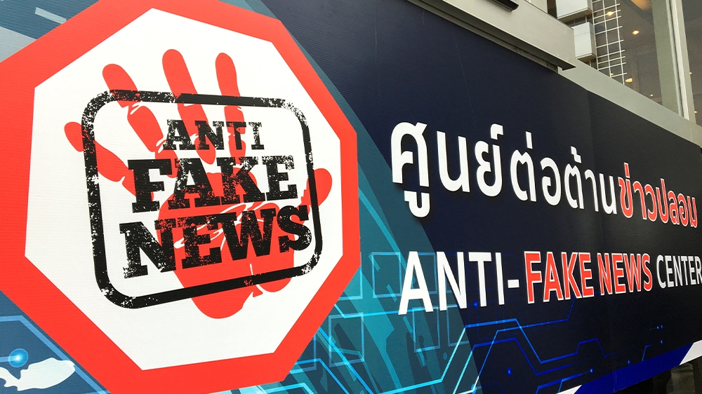 Thailand has used its Anti-Fake News Center to identify and charge two people for sharing false information on the virus