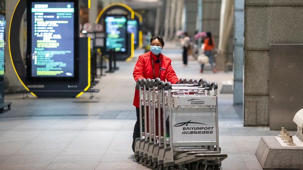 The end of the Lunar New Year or Spring Festival is usually one of the busiest times for China’s airports, but many are now deserted amid strict travel restrictions