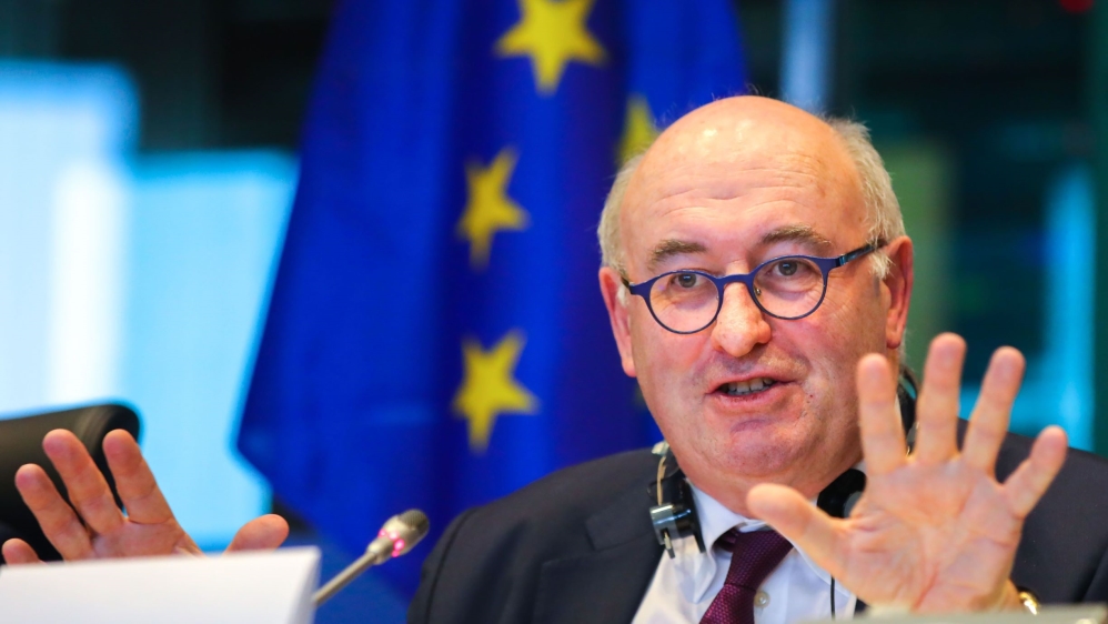 European Union Trade Commissioner Phil Hogan Addresses