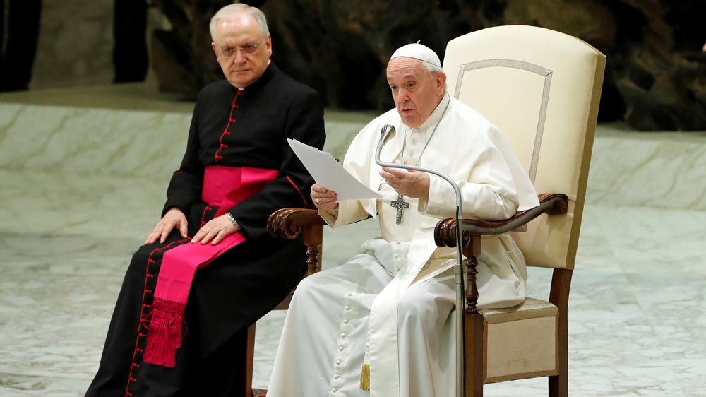 Pope Francis has made reference to the coronavirus several times since the outbreak began