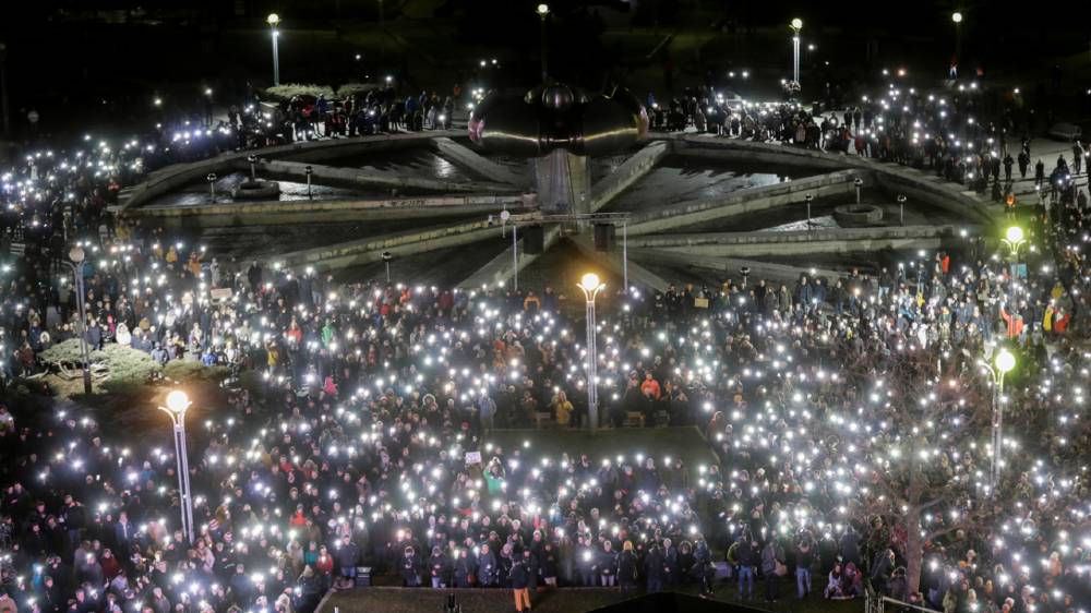 Thousands took to central Bratislava in a protest vigil on Friday night to mark the second anniversary of the murder of investigative reporter Jan Kuciak and his fiancee Martina Kusnirova, one week ahead of the country’s parliamentary election