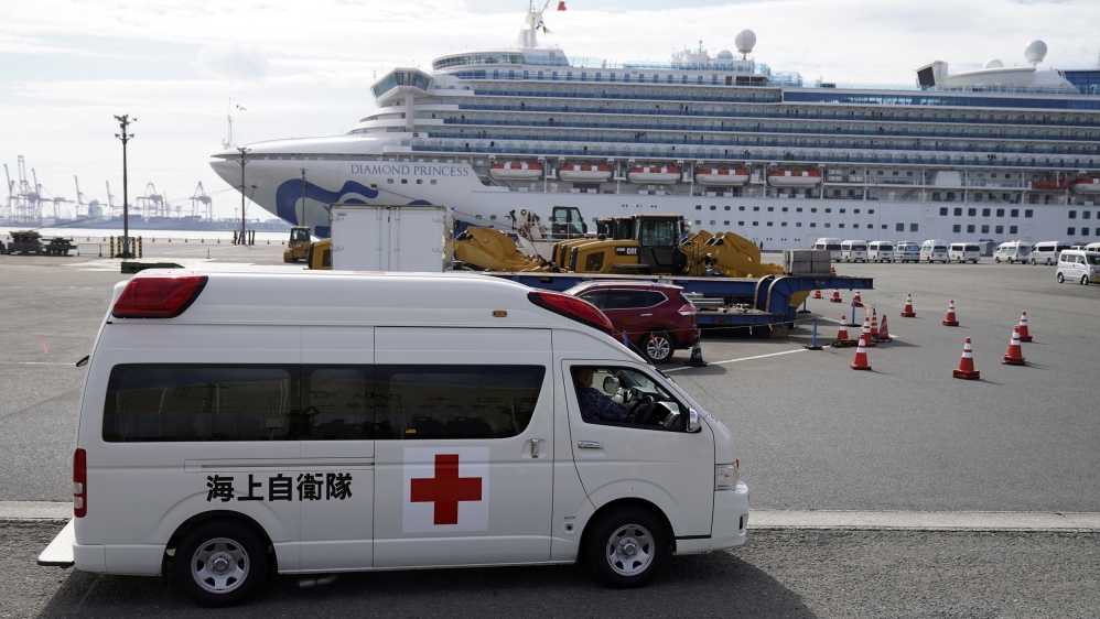 Another 39 coronavirus cases were reported on board the Diamond Princess cruise ship on Wednesday
