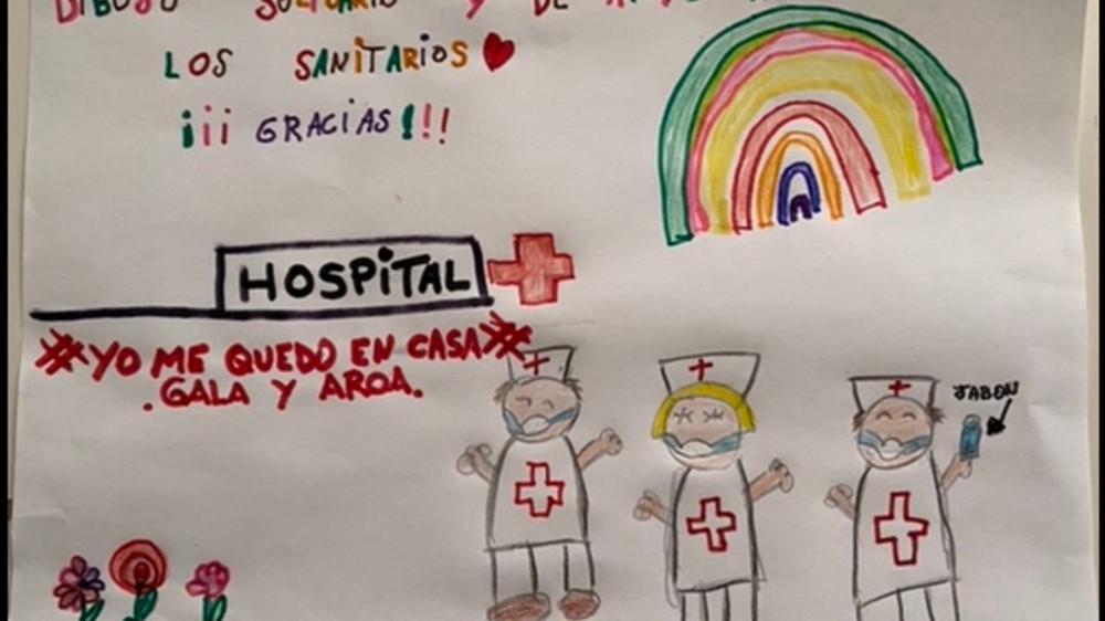 Spanish child''s picture- Graham Keeley