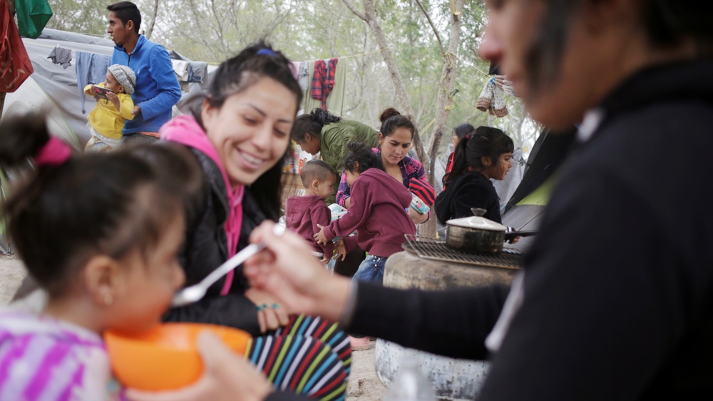 About 2,500 migrants and asylum seekers live in a camp in Matamoros, Mexico.