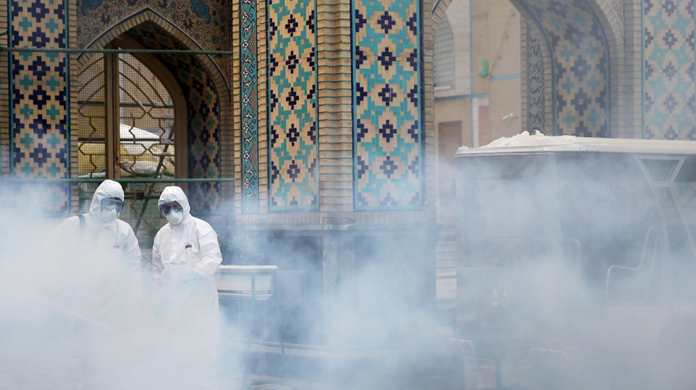 Coronavirus outbreak, in Mashhad, Iran