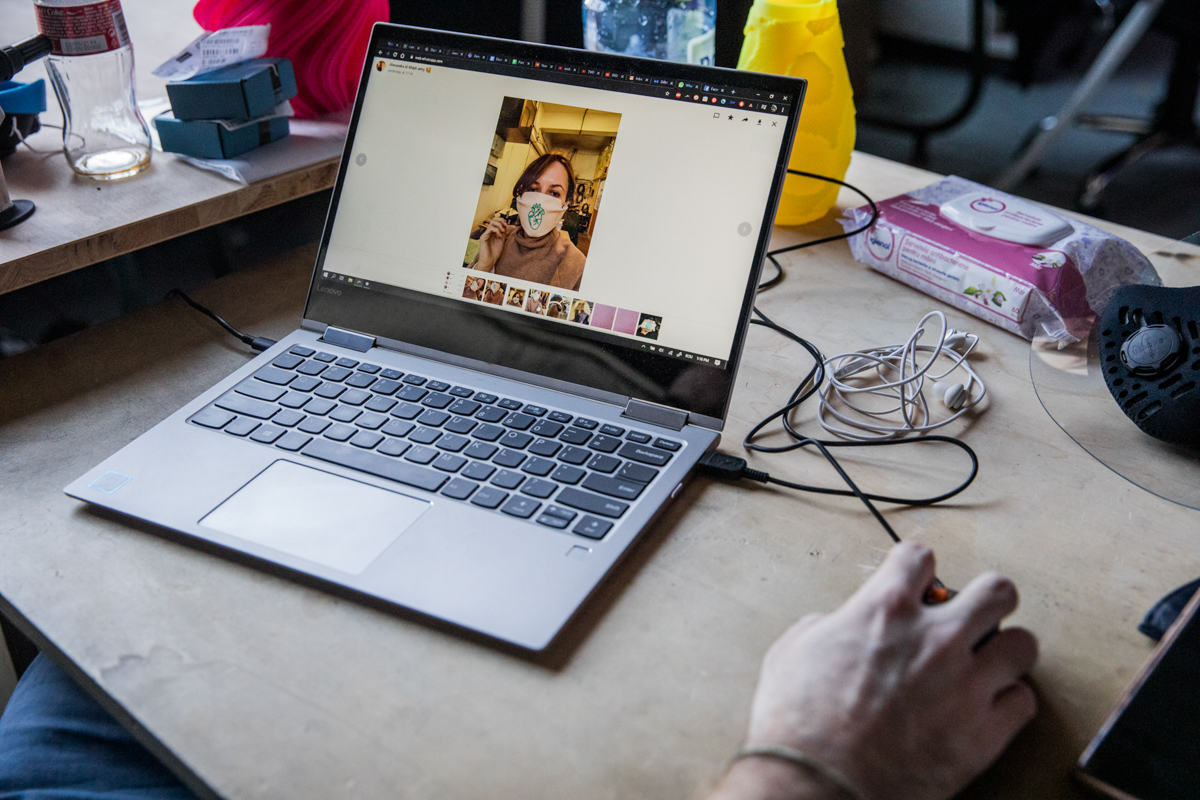 “What is important is that we are now proving that things can be done in our country. In a few days we changed our activity, our production, we showed we are flexible. There are producers, makers who