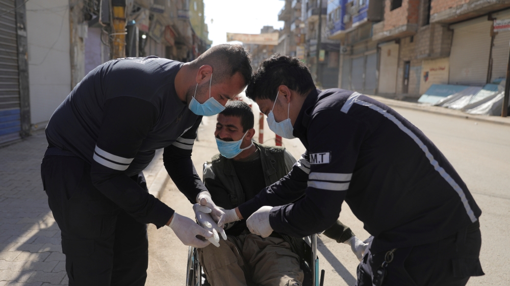 Outbreak of the coronavirus disease (COVID-19), in Qamishli