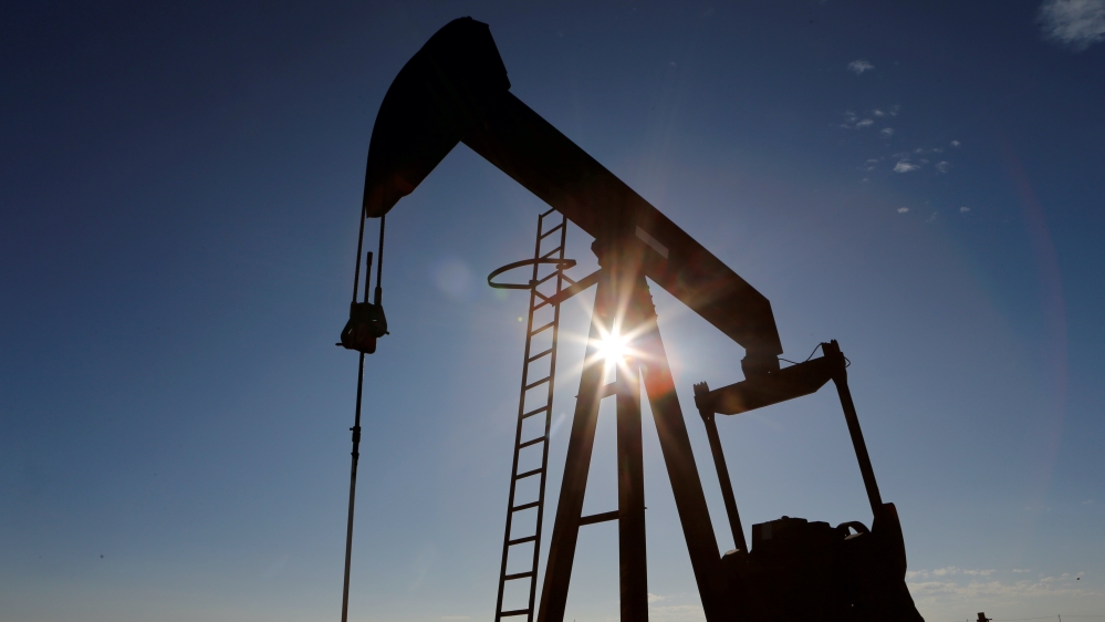 Oil well in Permian Basin, US