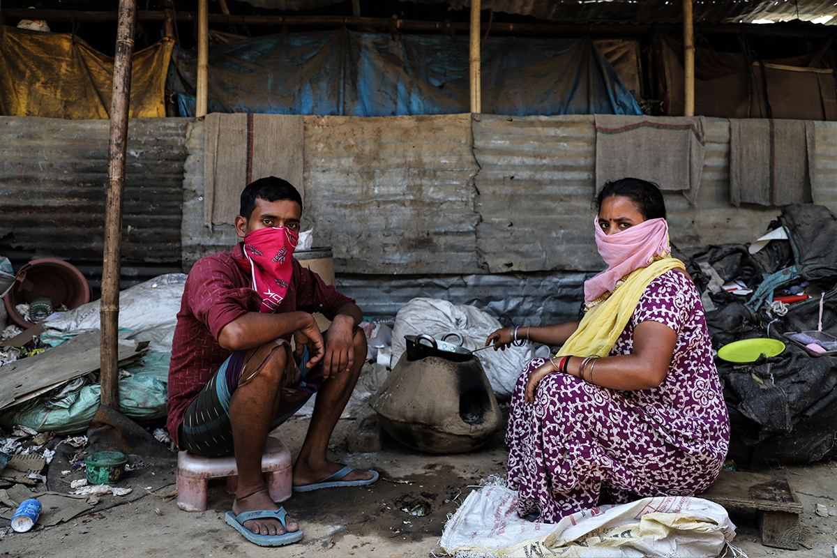 Rohul Amin, 30, who hails from West Bengal’s Nadia district, is a diabetic patient. He works as a painter and lives with his pregnant wife, Phulan Mondal, 29 in Old Delhi. He is not able to do his wor
