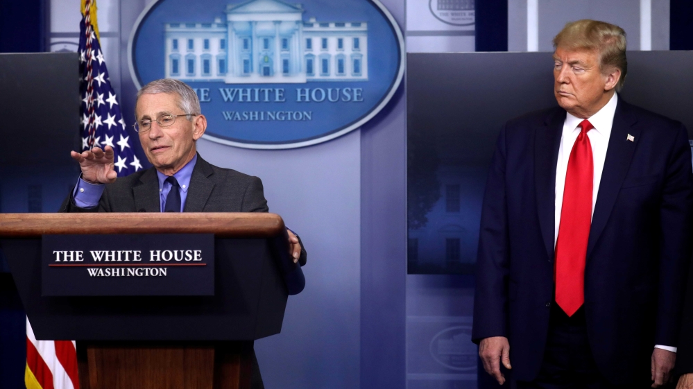 Trump called Fauci a ‘disaster’ during a call with campaign staffers on Monday
