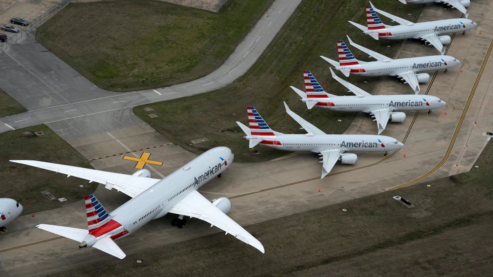 Grounding flights amid the coronavirus pandemic is threatening the livelihoods of tens of thousands of people in the airlines and related industies
